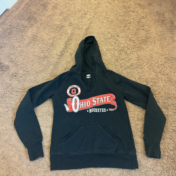 Soffe Tops - 2 FOR $20 Soffe Ohio State Women’s Black Hoodie Sweatshirt OSU S Small